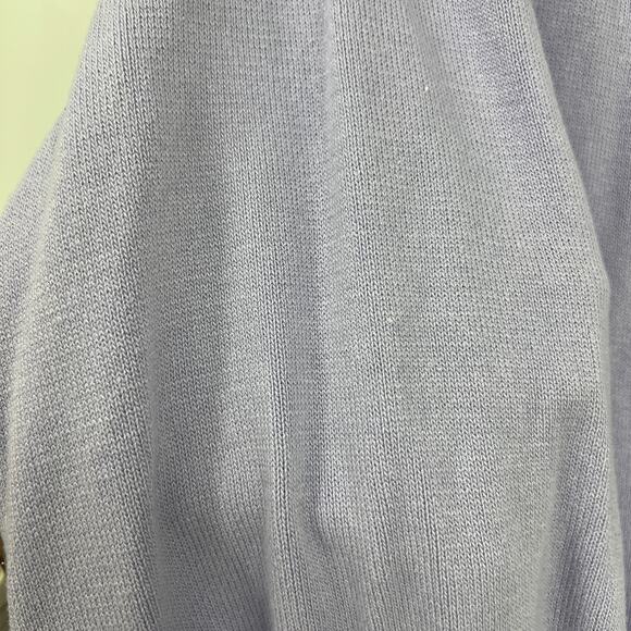 Anthropologie Rambuteau Lavender Purple V Neck Surplus Sweater Shell Medium - Picture 4 of 12